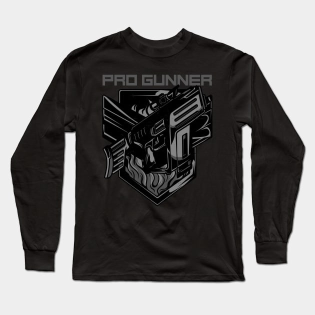 Pro Gunner Long Sleeve T-Shirt by Sanworld